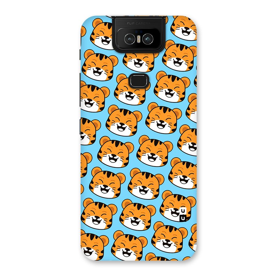 Happy Kitten Pattern Back Case for Zenfone 6z