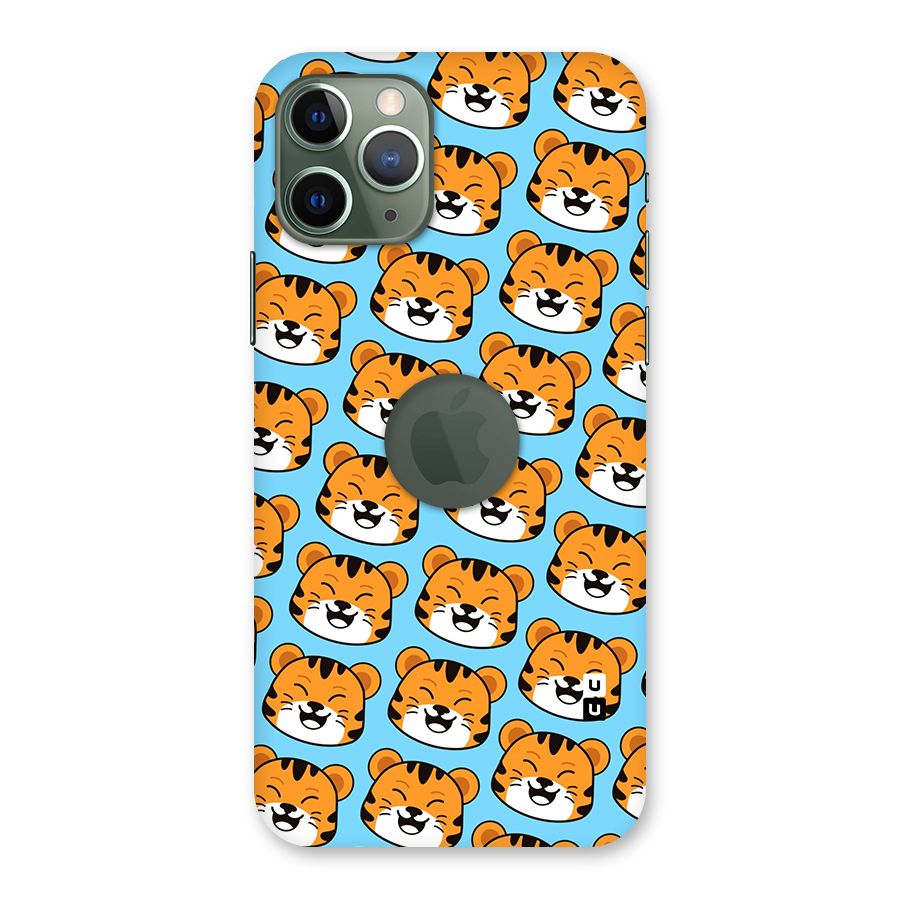 Happy Kitten Pattern Back Case for iPhone 11 Pro Logo  Cut