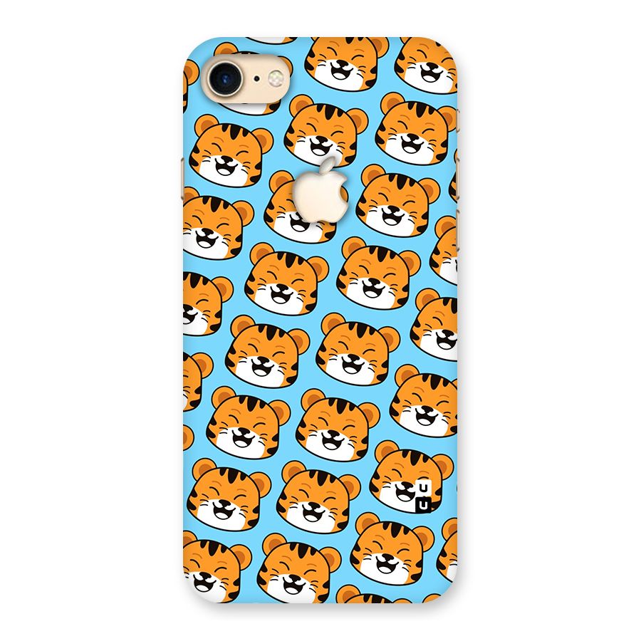 Happy Kitten Pattern Back Case for iPhone 7 Apple Cut