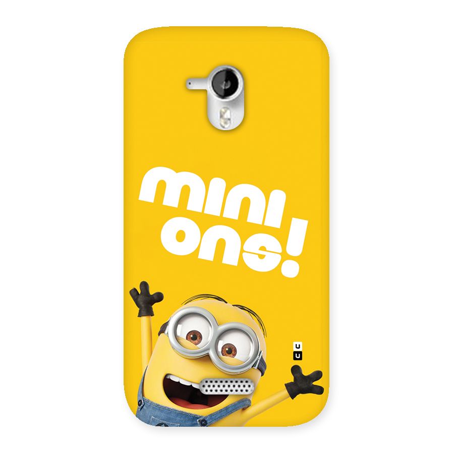 Happy Minion Back Case for Canvas HD A116