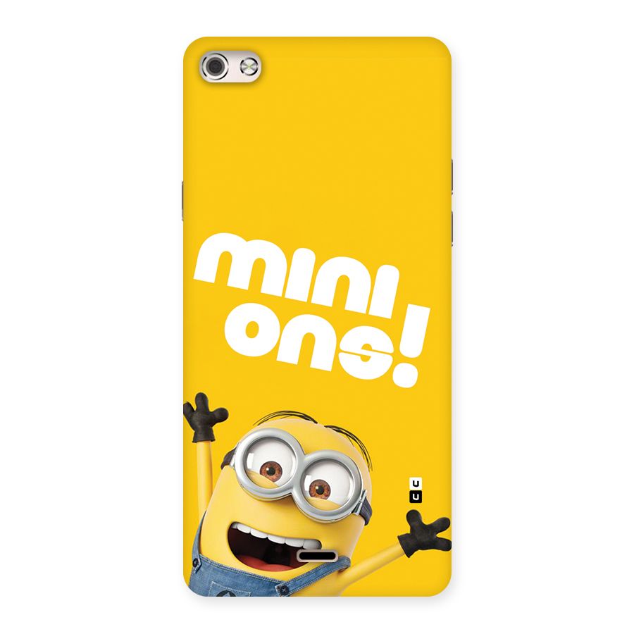 Happy Minion Back Case for Canvas Silver 5