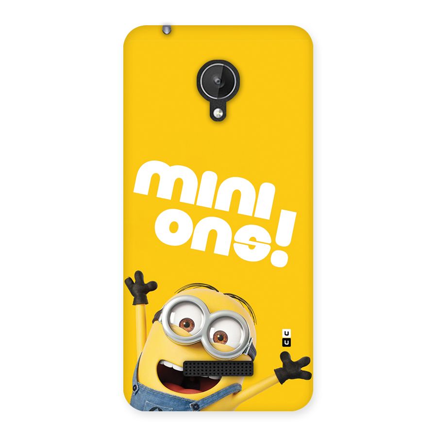 Happy Minion Back Case for Canvas Spark Q380