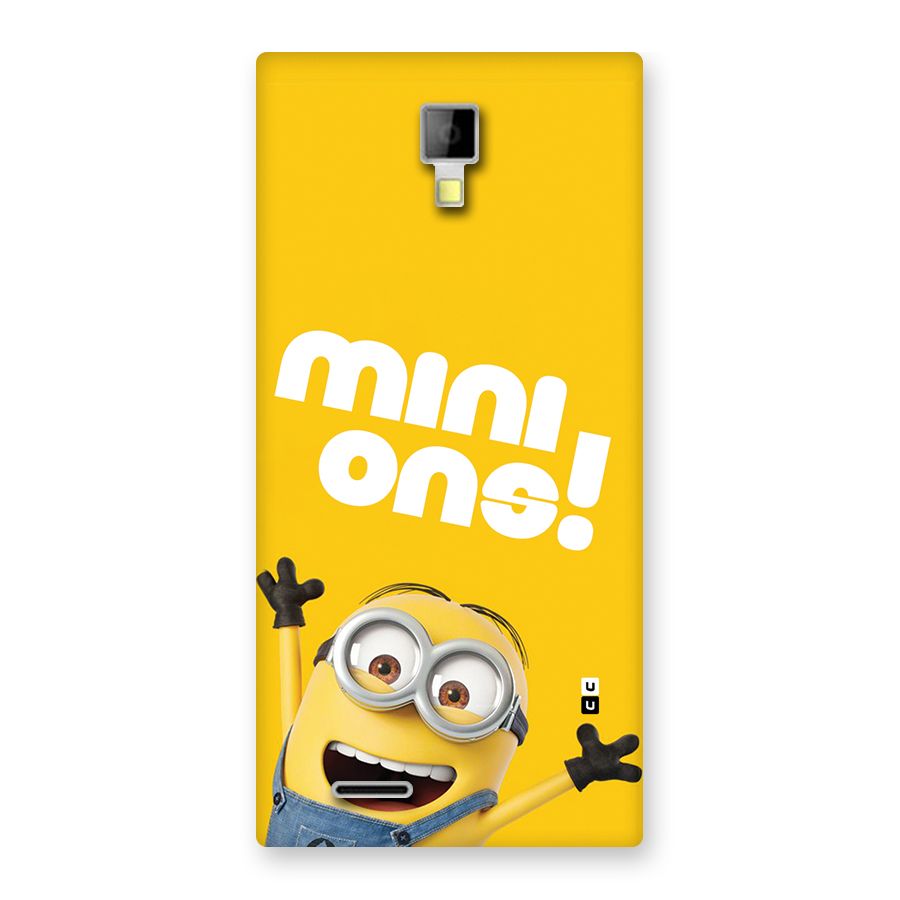 Happy Minion Back Case for Canvas Xpress A99