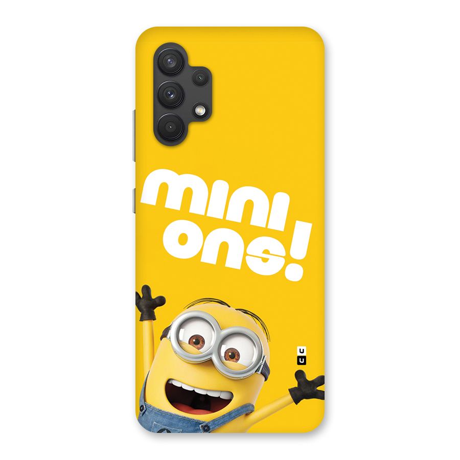 Happy Minion Back Case for Galaxy A32