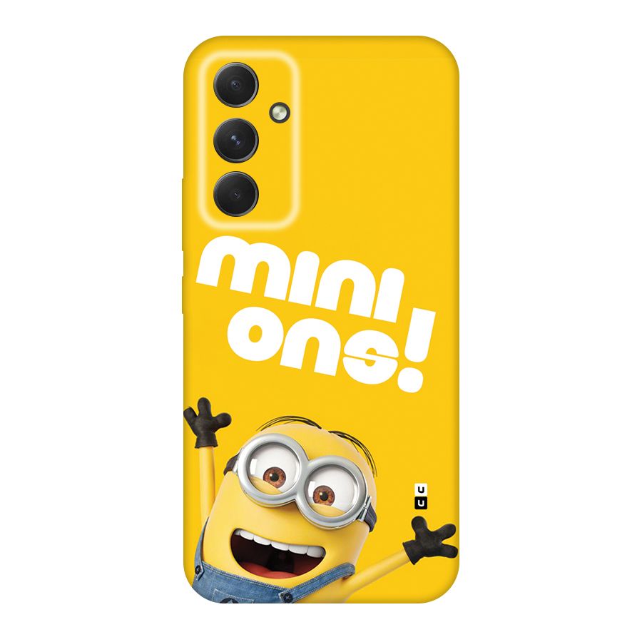 Happy Minion Back Case for Galaxy A54