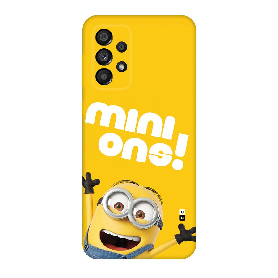 Happy Minion Back Case for Galaxy A73 5G
