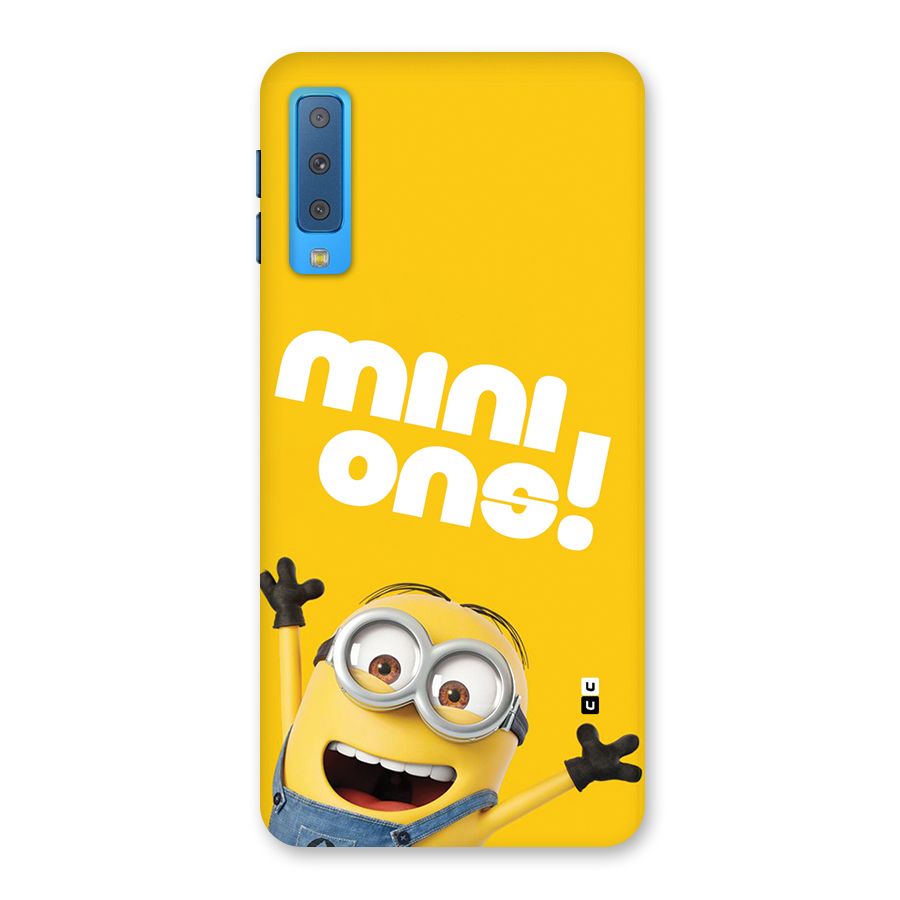 Happy Minion Back Case for Galaxy A7 (2018)