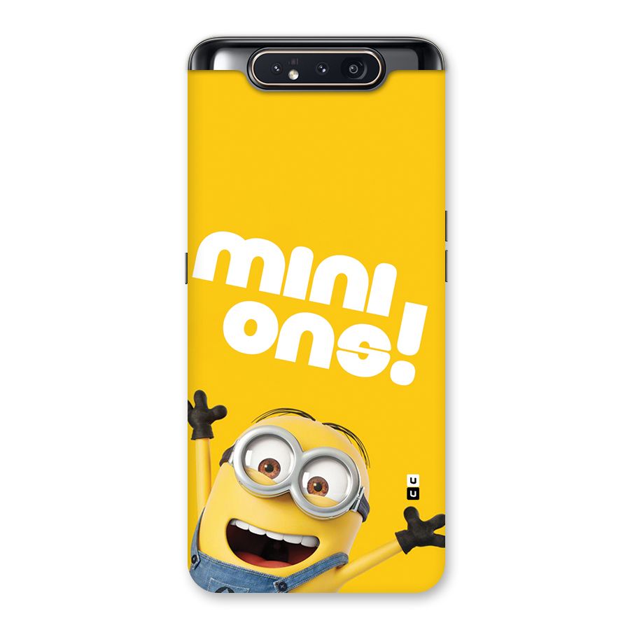 Happy Minion Back Case for Galaxy A80