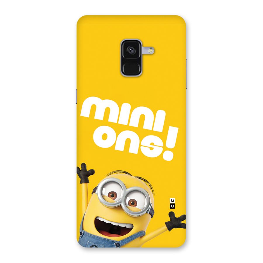 Happy Minion Back Case for Galaxy A8 Plus