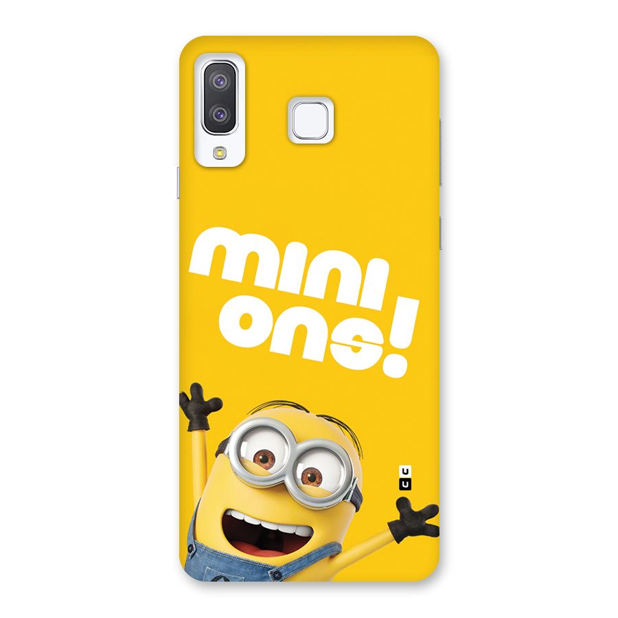 Happy Minion Back Case for Galaxy A8 Star