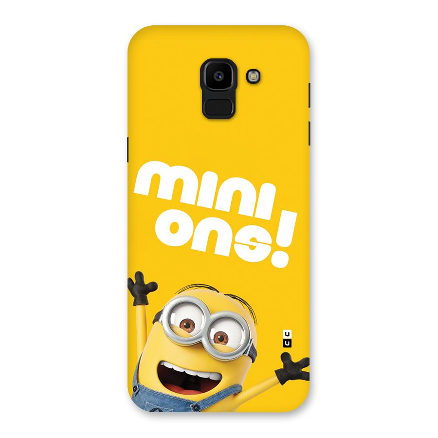 Happy Minion Back Case for Galaxy J6