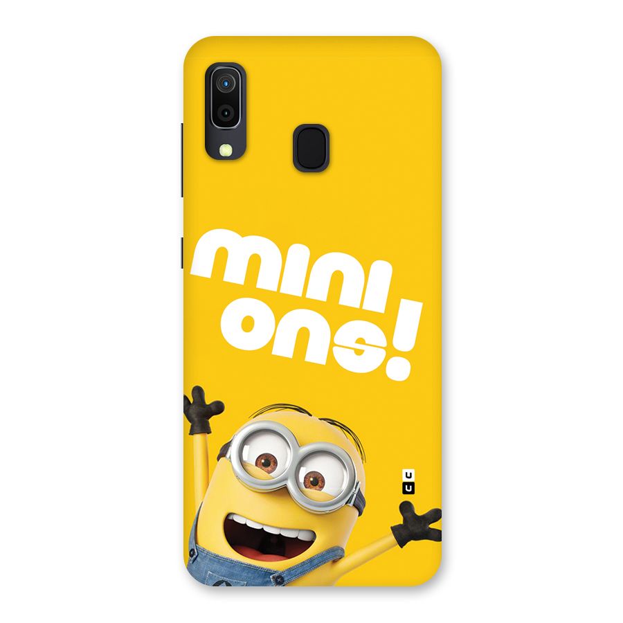 Happy Minion Back Case for Galaxy M10s