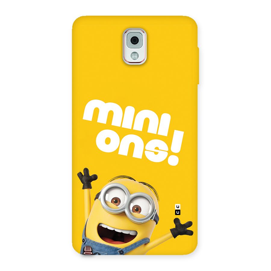 Happy Minion Back Case for Galaxy Note 3