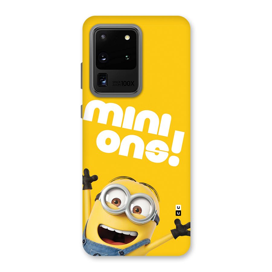Happy Minion Back Case for Galaxy S20 Ultra