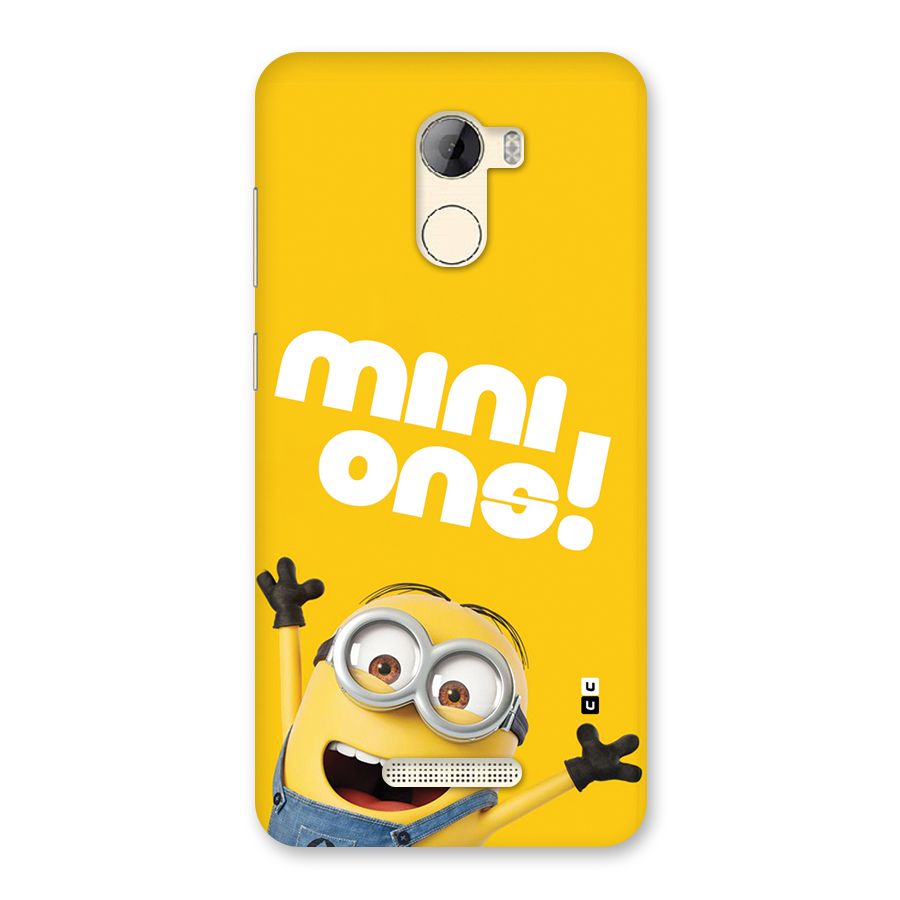 Happy Minion Back Case for Gionee A1 LIte