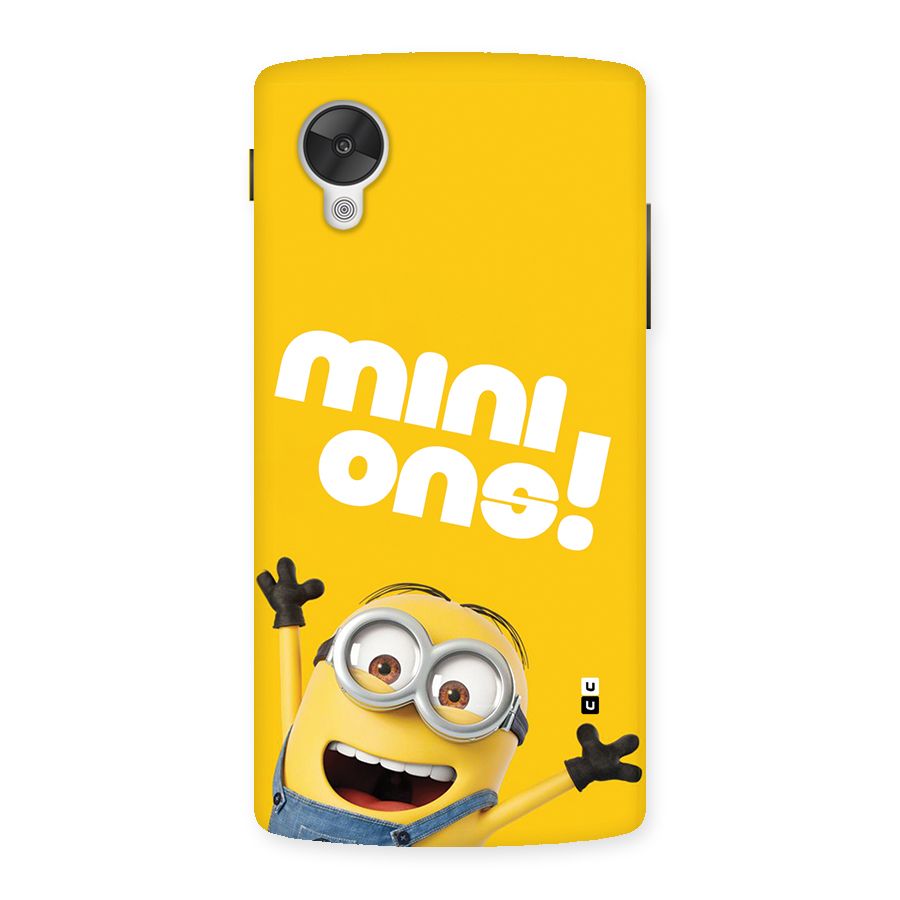 Happy Minion Back Case for Google Nexus 5