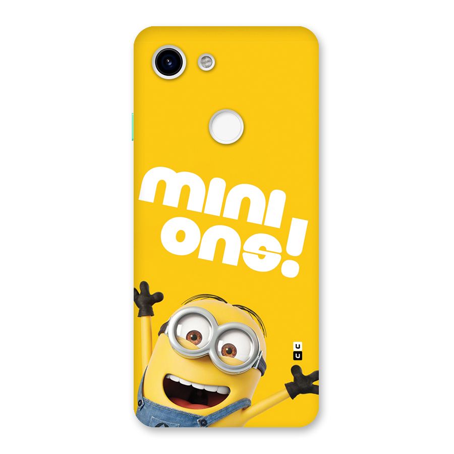 Happy Minion Back Case for Google Pixel 3