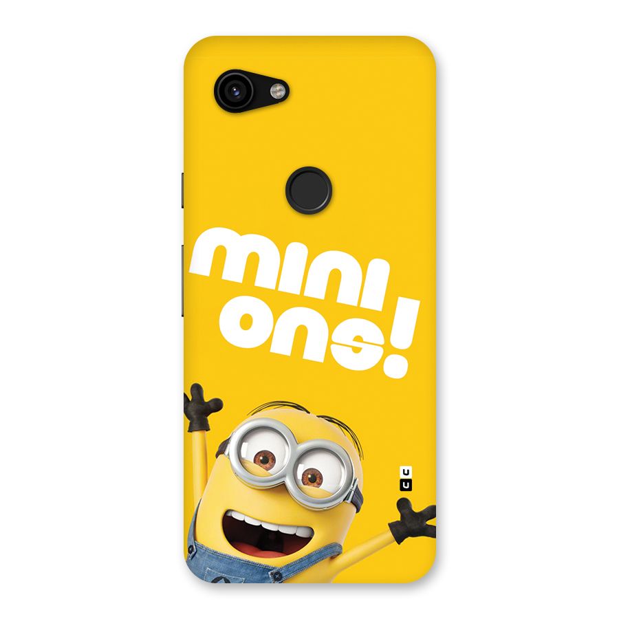 Happy Minion Back Case for Google Pixel 3a