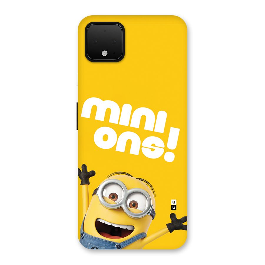 Happy Minion Back Case for Google Pixel 4 XL