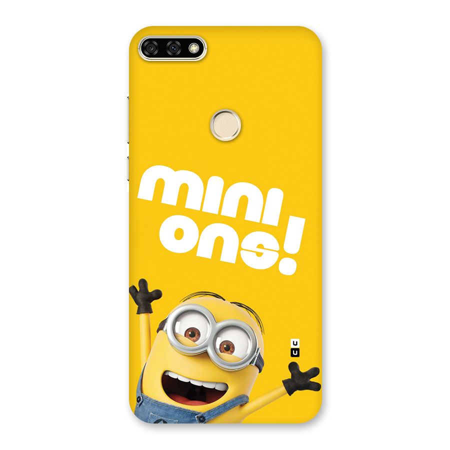 Happy Minion Back Case for Honor 7A