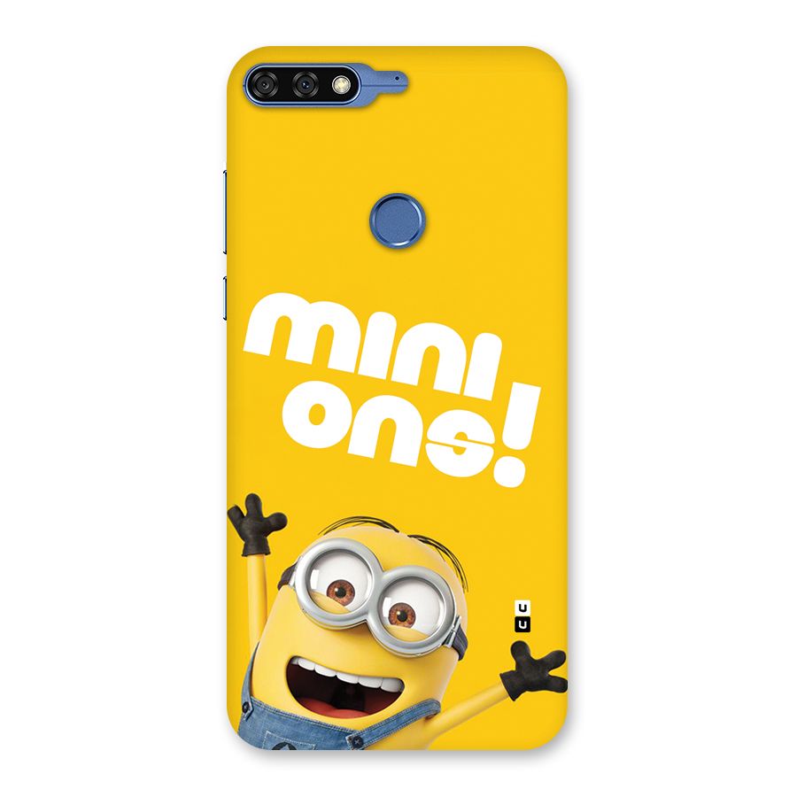 Happy Minion Back Case for Honor 7C