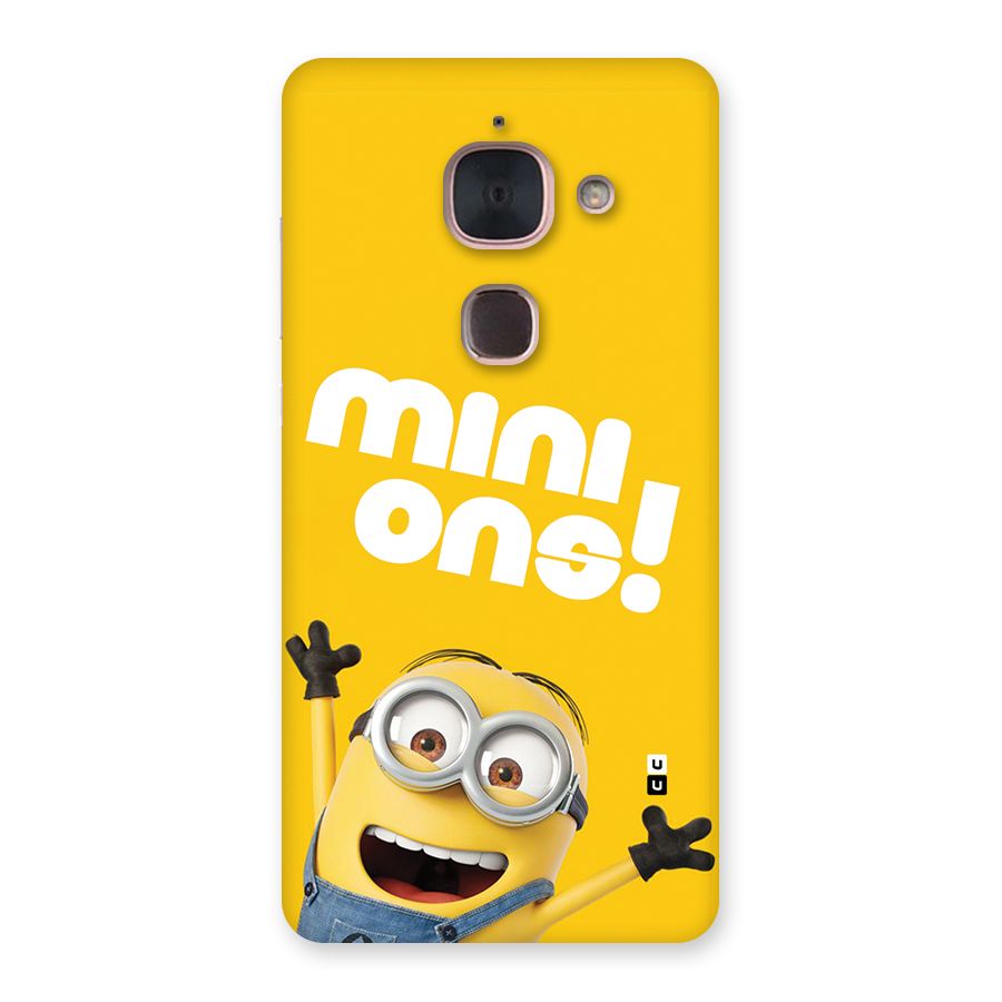 Happy Minion Back Case for Le Max 2