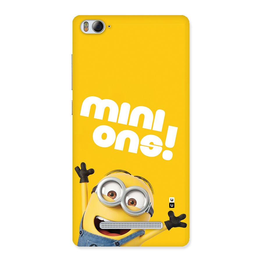 Happy Minion Back Case for Mi4i