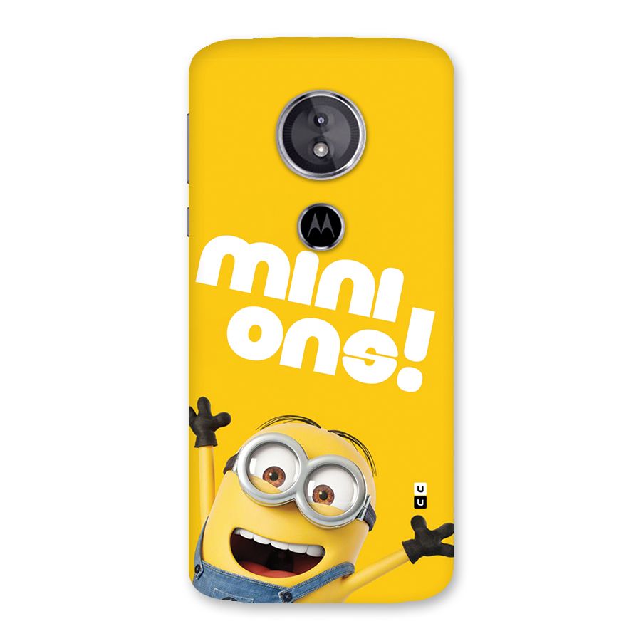 Happy Minion Back Case for Moto E5