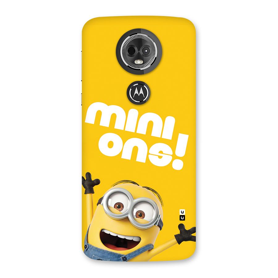 Happy Minion Back Case for Moto E5 Plus