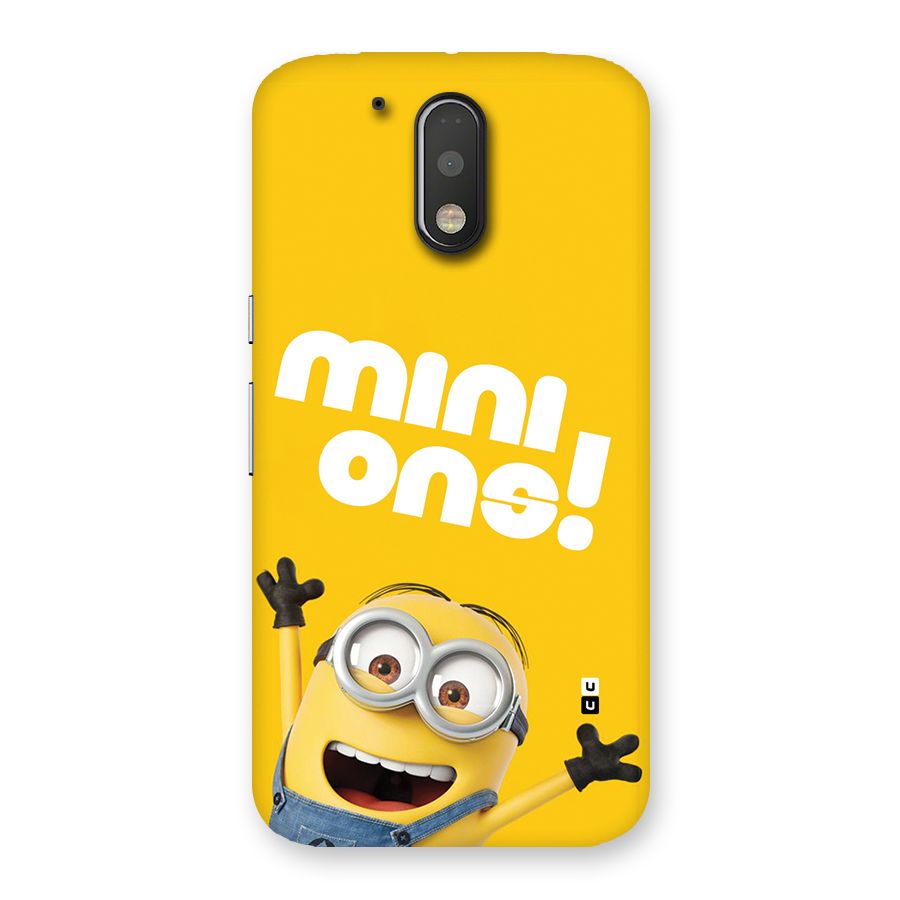 Happy Minion Back Case for Moto G4