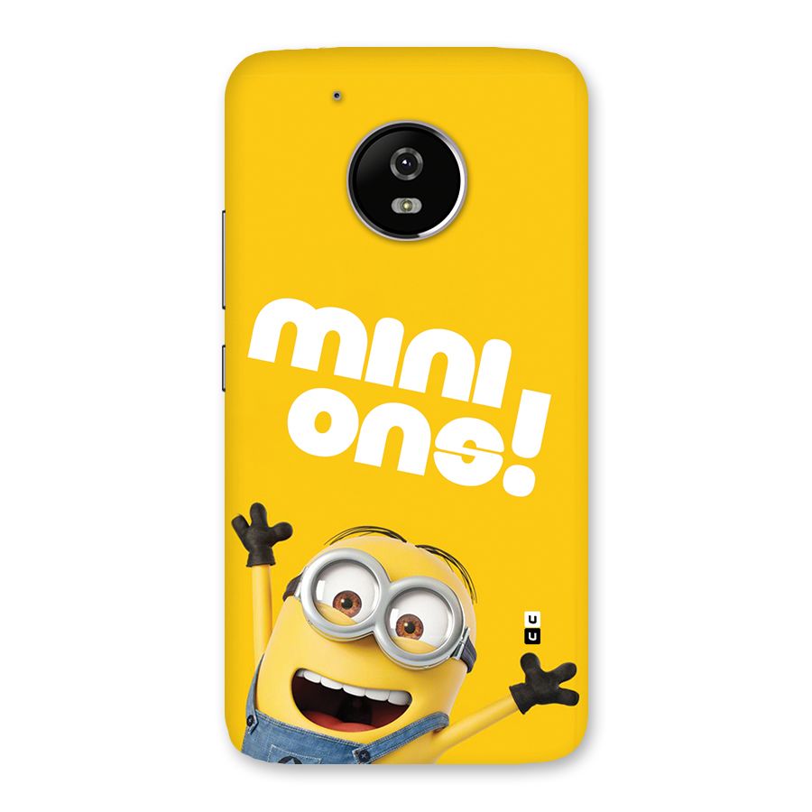 Happy Minion Back Case for Moto G5