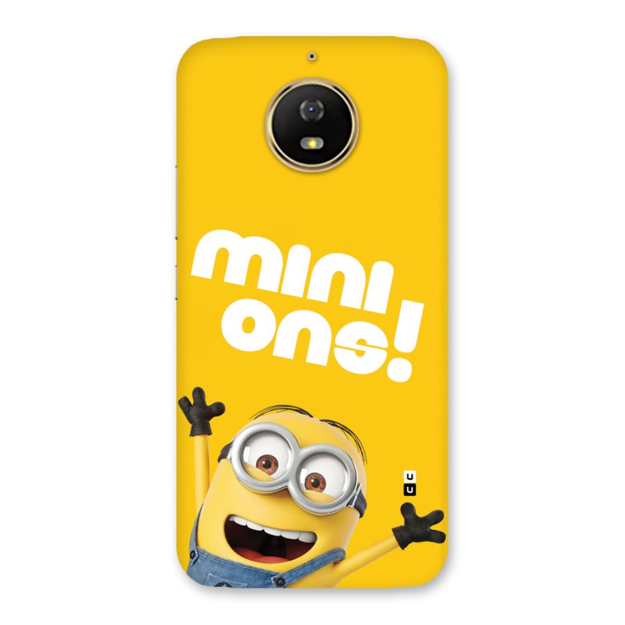 Happy Minion Back Case for Moto G5s