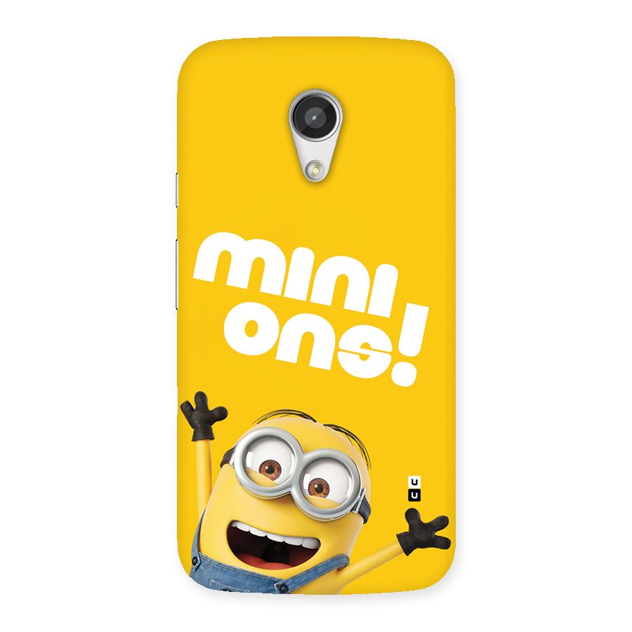 Happy Minion Back Case for Moto G 2nd Gen