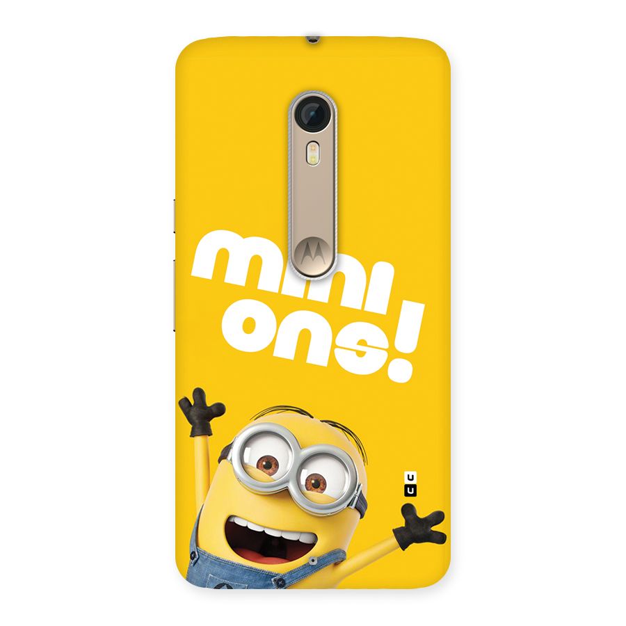 Happy Minion Back Case for Moto X Style