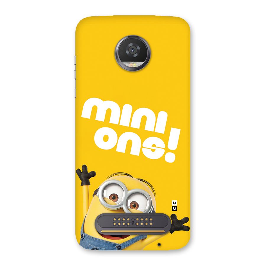Happy Minion Back Case for Moto Z2 Play