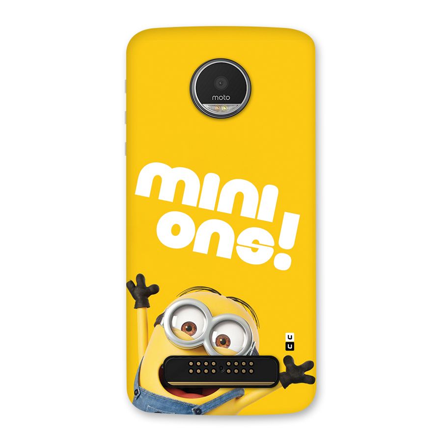Happy Minion Back Case for Moto Z Play
