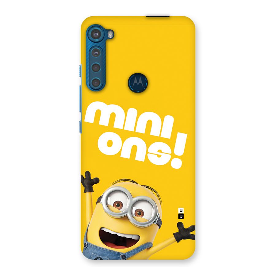 Happy Minion Back Case for Motorola One Fusion Plus