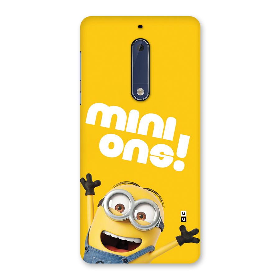 Happy Minion Back Case for Nokia 5