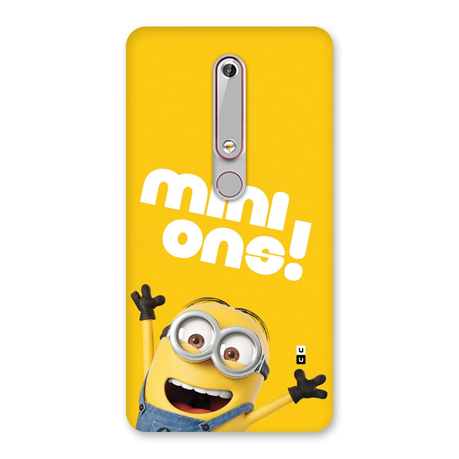 Happy Minion Back Case for Nokia 6.1