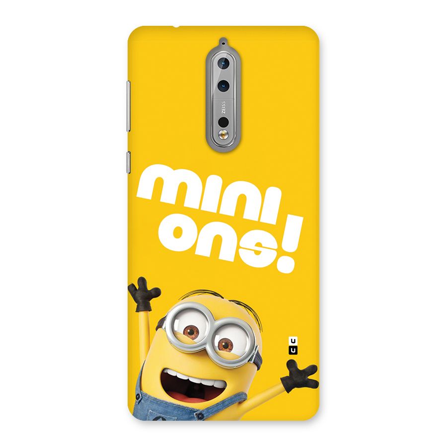 Happy Minion Back Case for Nokia 8