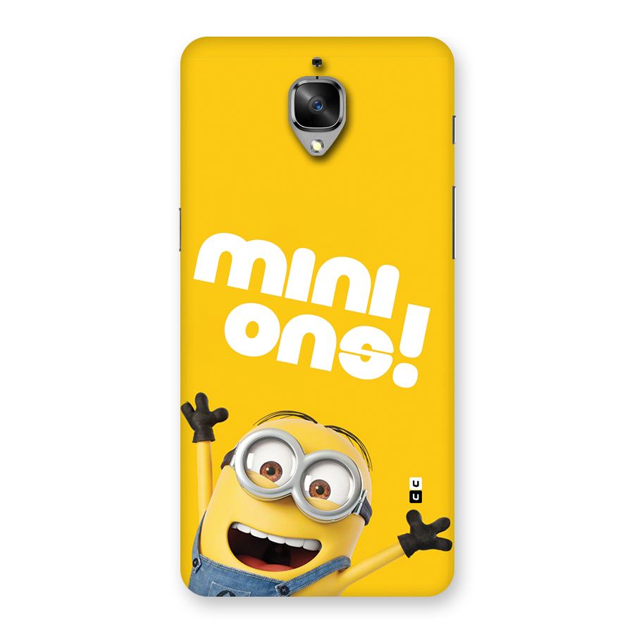 Happy Minion Back Case for OnePlus 3T