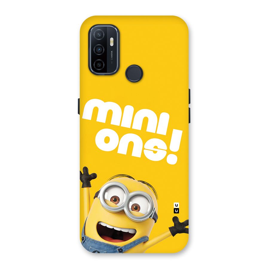 Happy Minion Back Case for Oppo A32