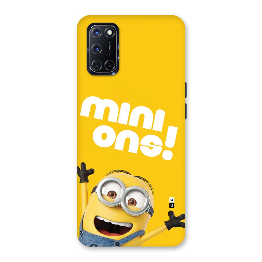 Happy Minion Back Case for Oppo A52