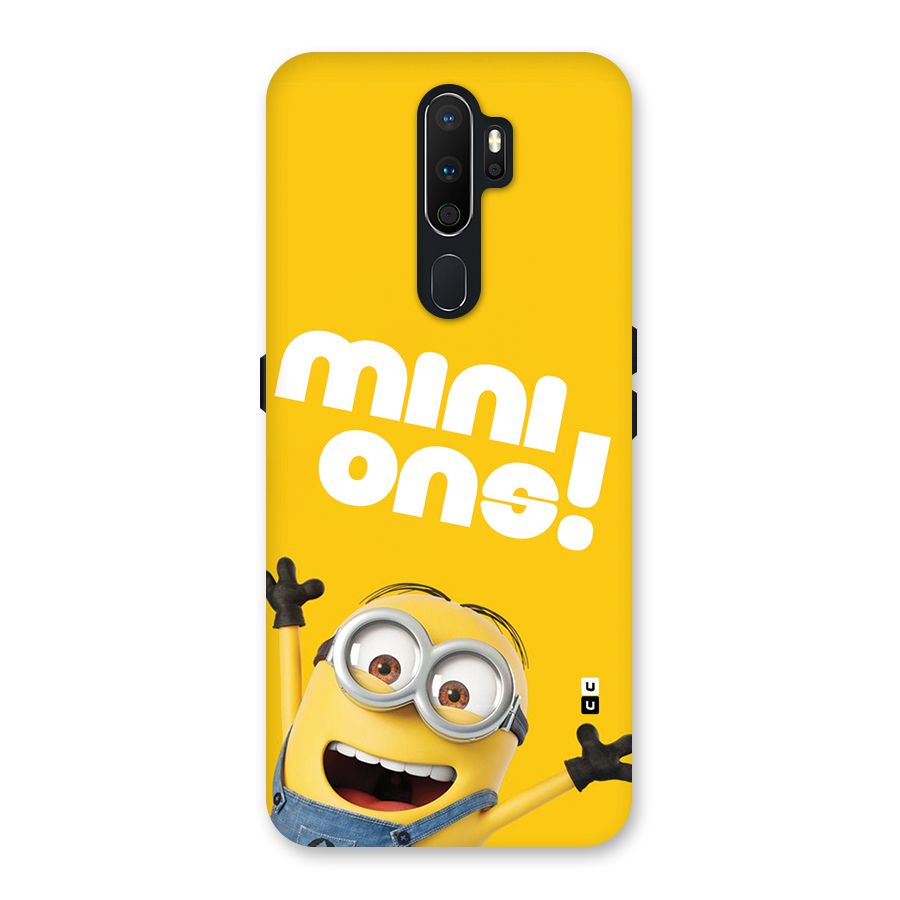 Happy Minion Back Case for Oppo A5 (2020)