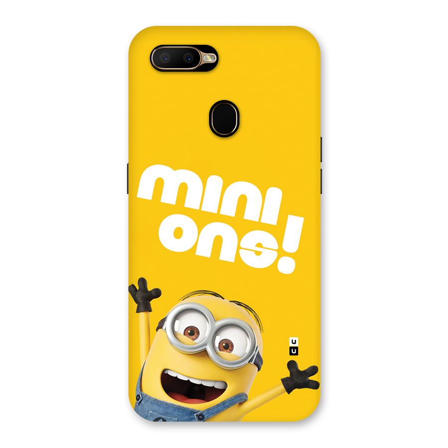 Happy Minion Back Case for Oppo A5s