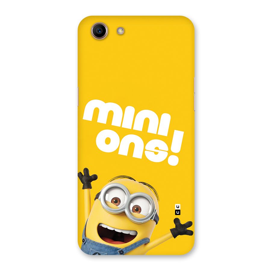 Happy Minion Back Case for Oppo A83 (2018)