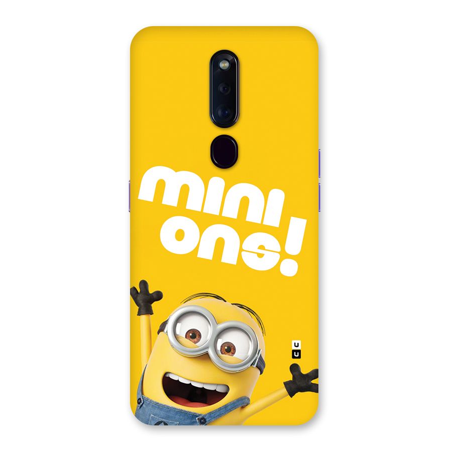 Happy Minion Back Case for Oppo F11 Pro