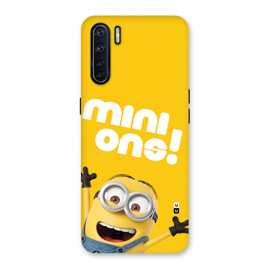 Happy Minion Back Case for Oppo F15