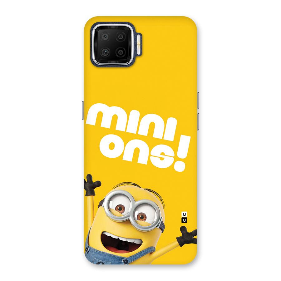 Happy Minion Back Case for Oppo F17