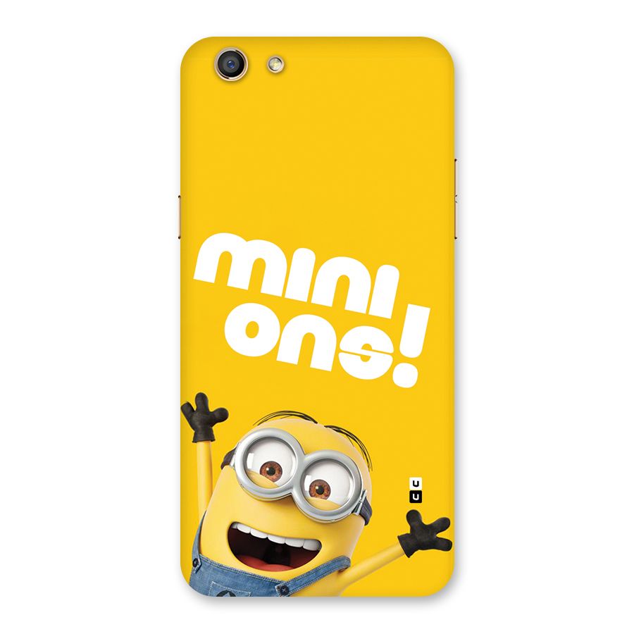Happy Minion Back Case for Oppo F3